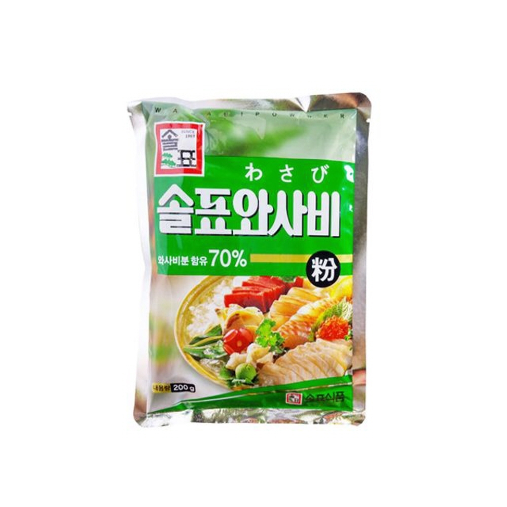 요리 와사비분 가루 200g 솔표