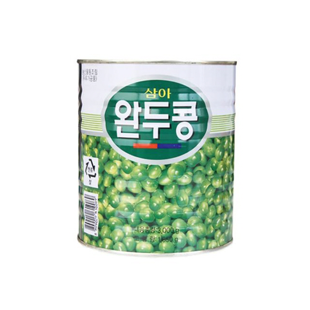 삼아 통조림 완두콩 3 KG