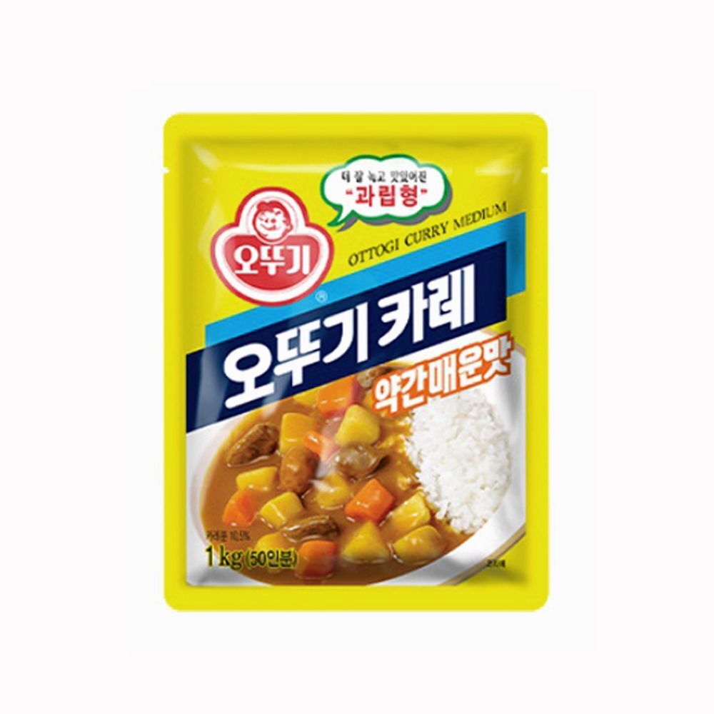 오뚜기 카레 약간 매운맛카레 1 KG 10EA 1BOX