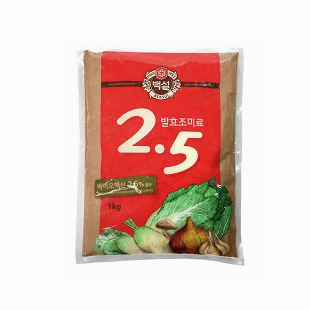 CJ 제일제당 백설 조미료 핵산 1 KG 20EA 1BOX