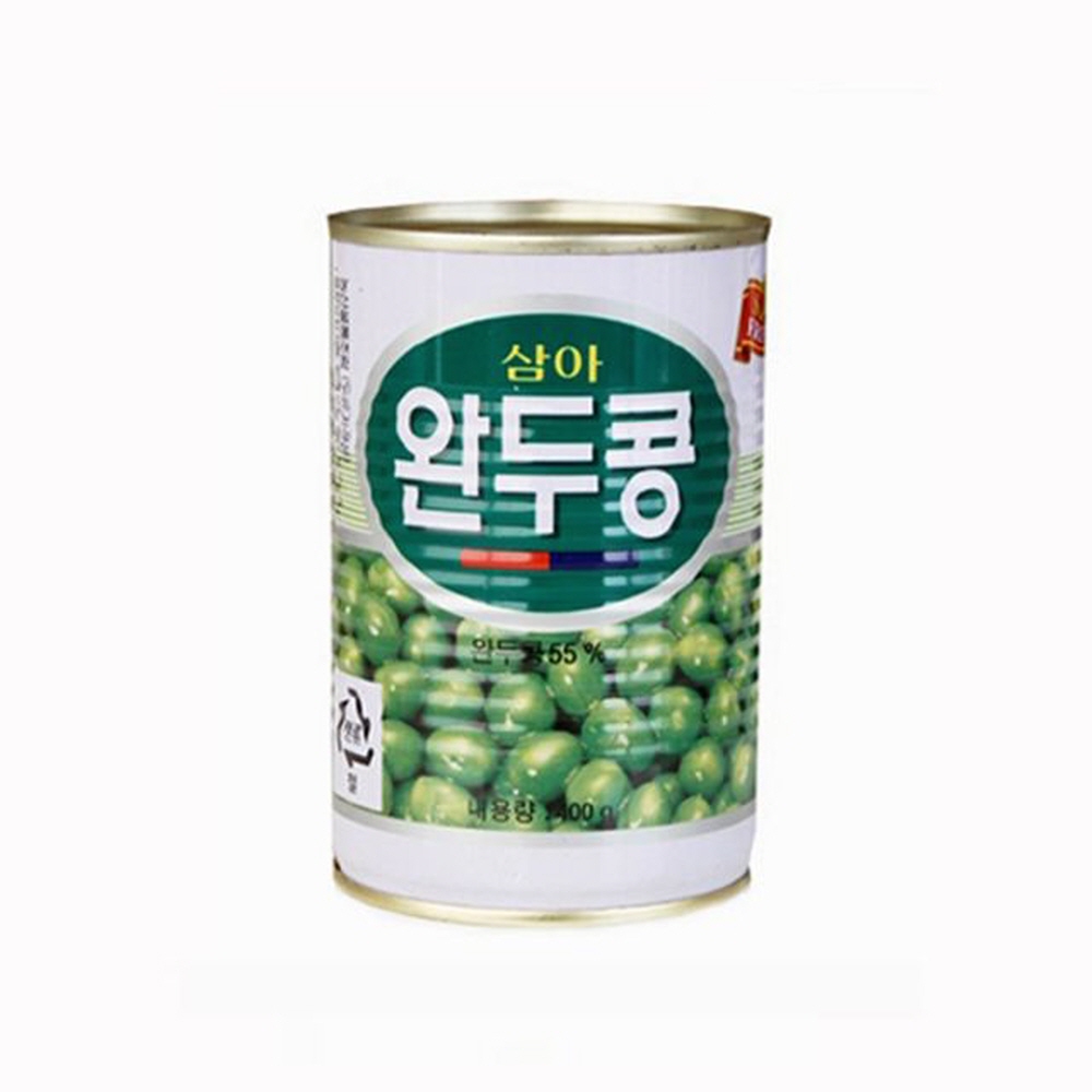 삼아 원터치 통조림 완두콩 400 G 24EA 1BOX