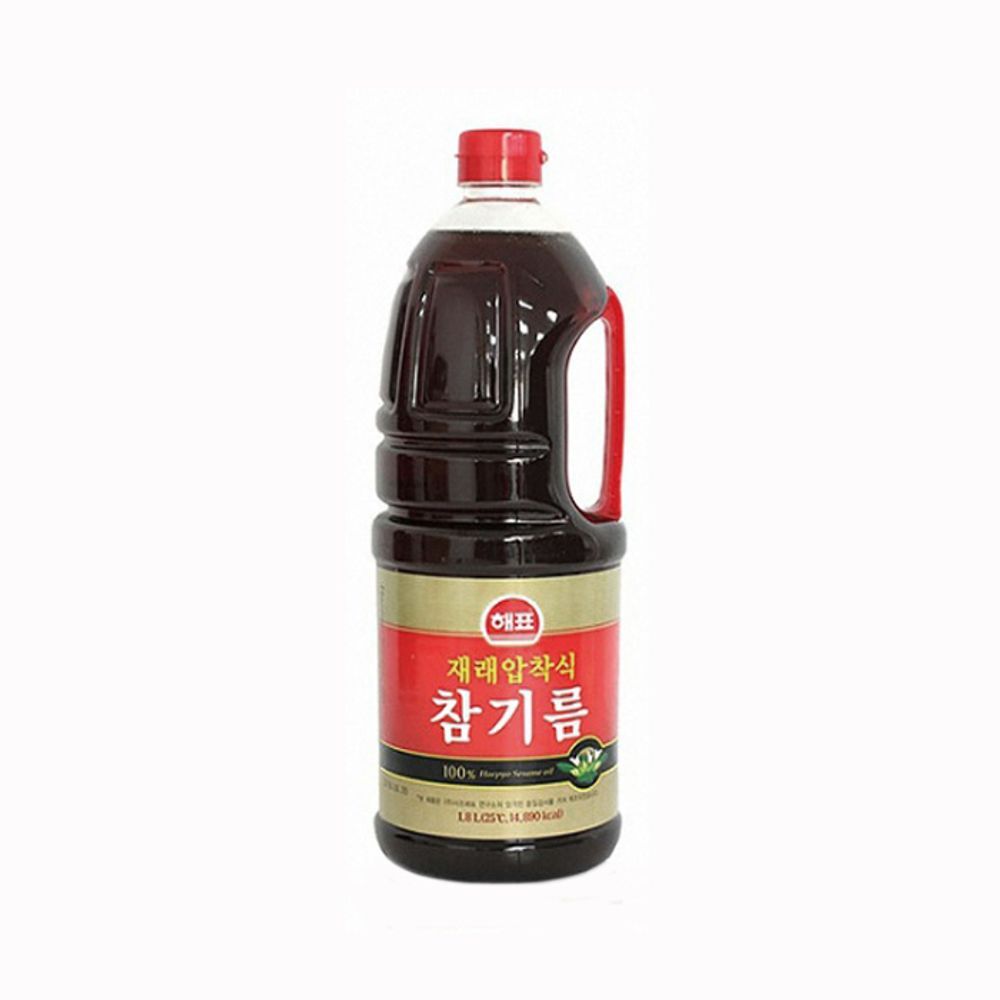 FOODALL 사조 해표 재래식 압착 참기름 1.8리터 FD