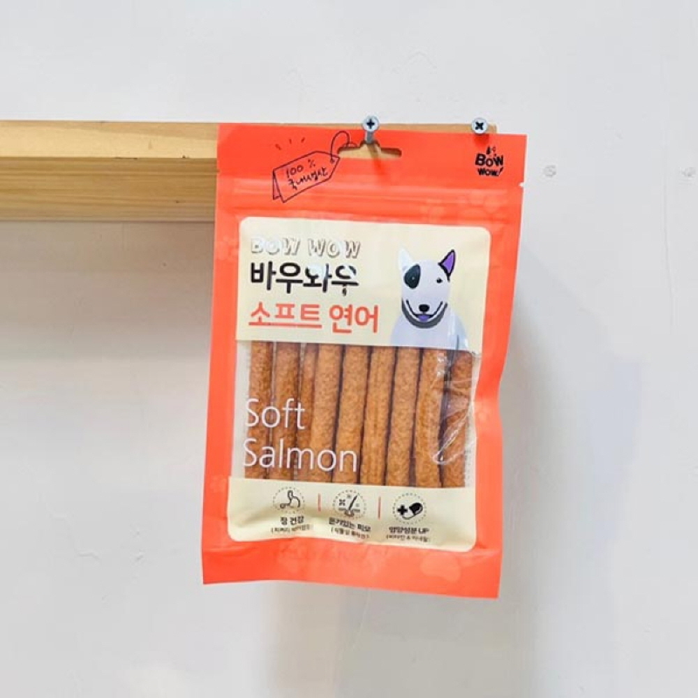 바우와우 연어져키150g 건강한간식 쉐프의레시피