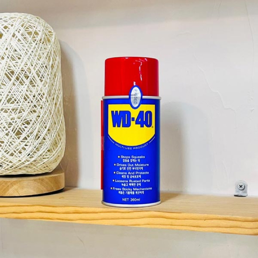 WD-40 방청 윤활제 360ml 녹제거스프레이 Q20 이너왁스