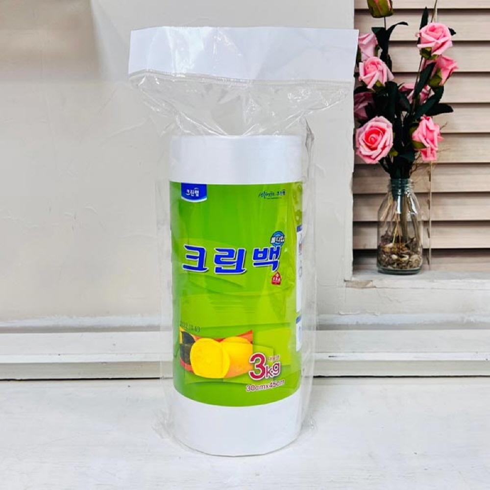 크린랩롤백(대용량)30x45x3KG(대) 일회용비닐 업소용위생백