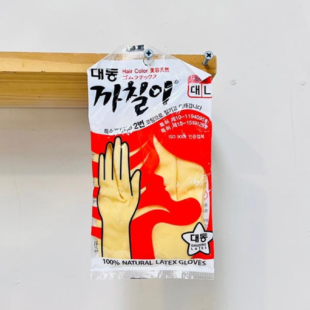 대동 까칠이 라텍스 장갑(아이보리)L