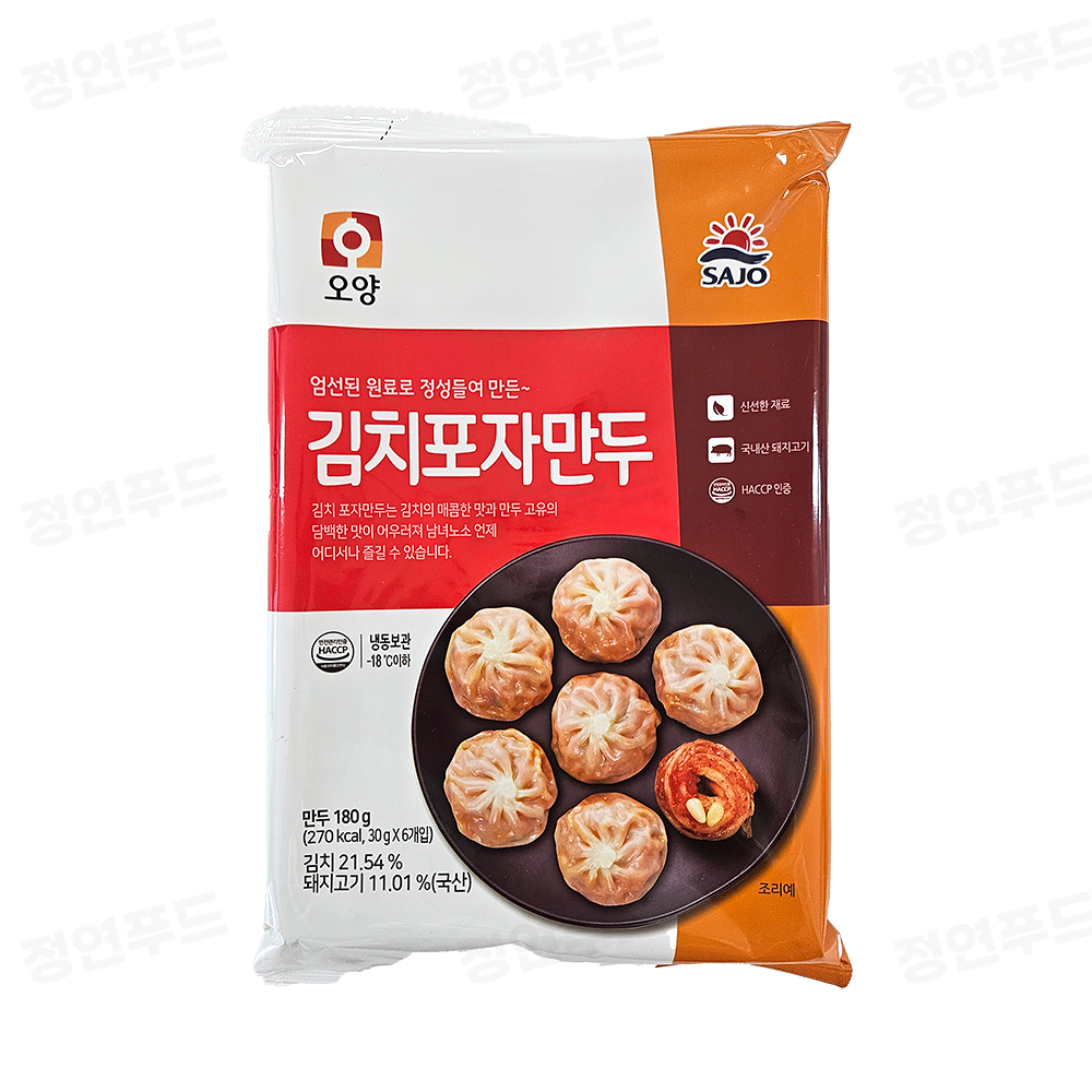 사조오양 김치 포자만두 180g