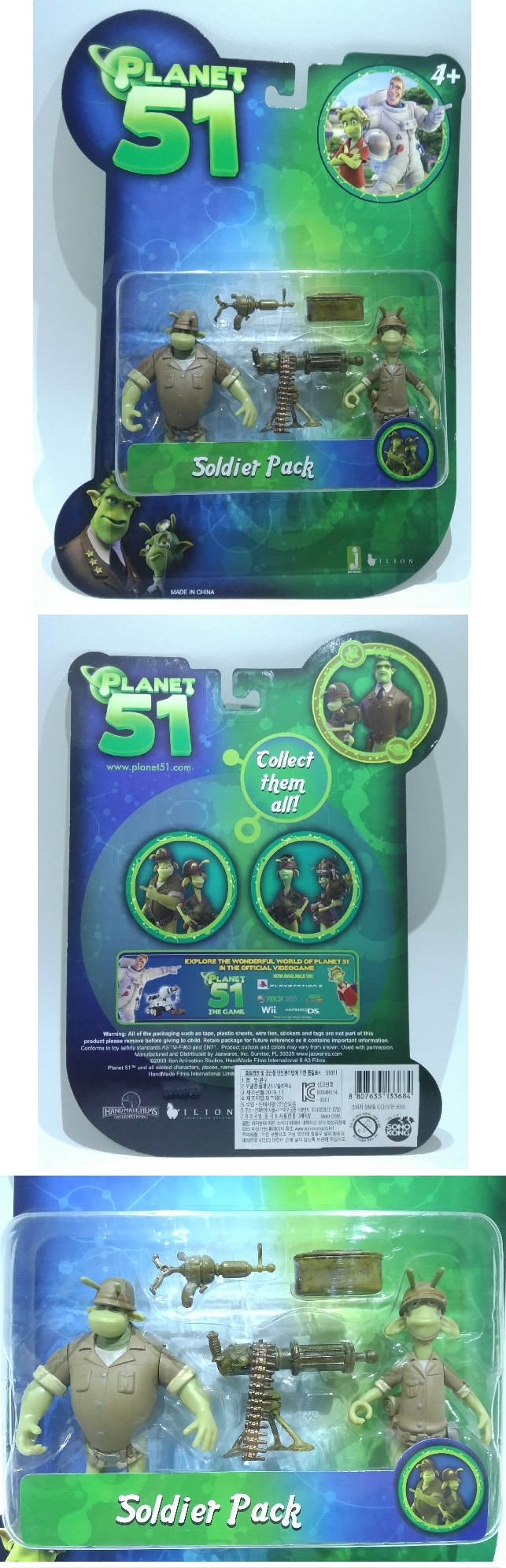 Movie Planet 51 Figure Soldier Pack + Military ATV | eBay