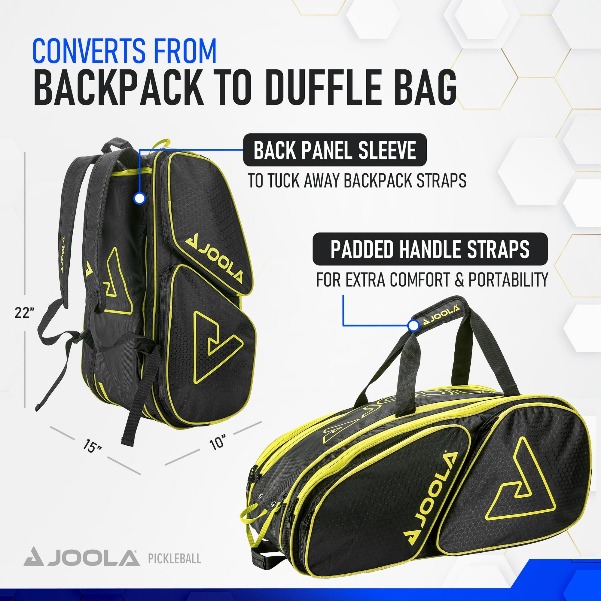 스포모티브 JOOLA Tour Elite Pickleball Bag 투어 엘리트 피클볼 가방 · 7