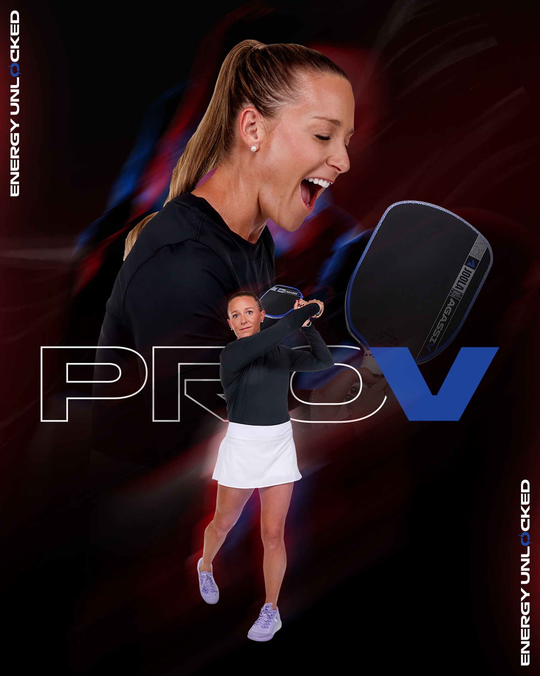 스포모티브 JOOLA Agassi Pro V Andre Agassi Royal Blue 14mm 16mm 율라 애거시 블루 피클볼 패들 · 13
