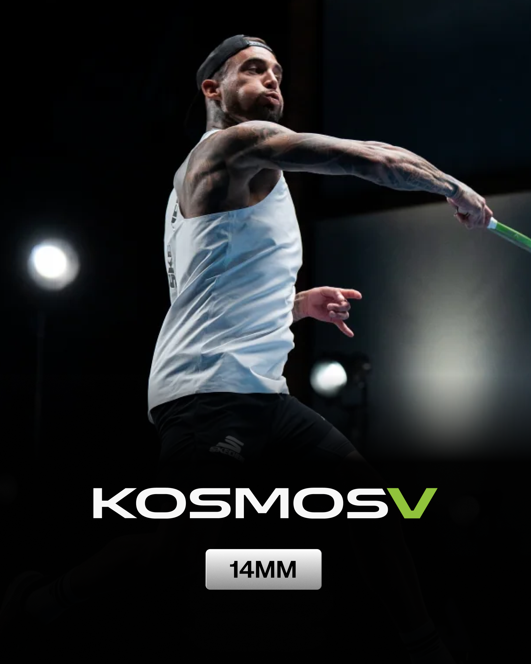 스포모티브 JOOLA Kosmos Pro V Tyson McGuffin Surge Green 14mm 율라 코스모스 그린 피클볼 패들 · 4