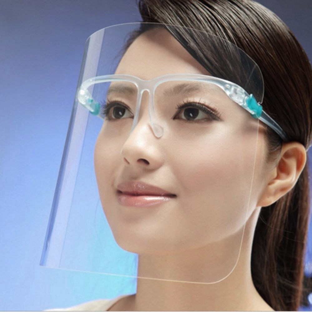 보급형 페이스 쉴드 고글 안경형 투명 마스크 B형