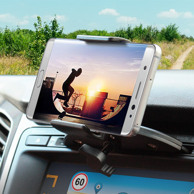 [컴팩트 CD 슬롯 차량용 스마트폰 거치대]