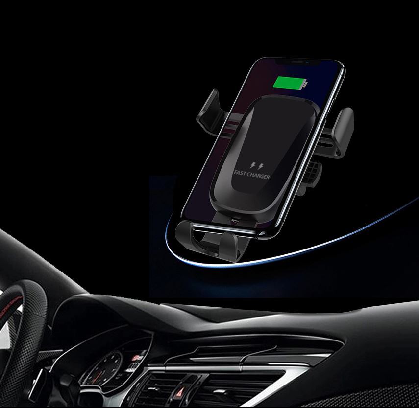 [스마트라이프 차량용 송풍구 10W 무선 고속 충전 거치대 RXS-AQ500]