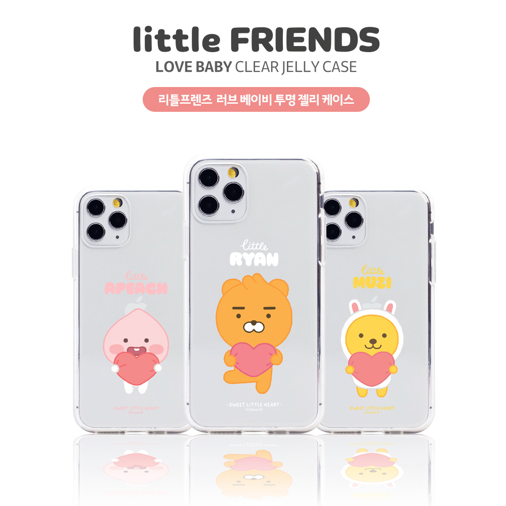 [리틀프렌즈 러브베이비 투명젤리케이스] 갤럭시S10플러스 SM-G975N