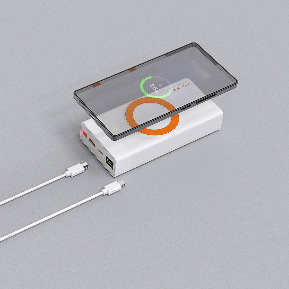 드리온 고속 무선충전 LCD 보조배터리 20000mAh