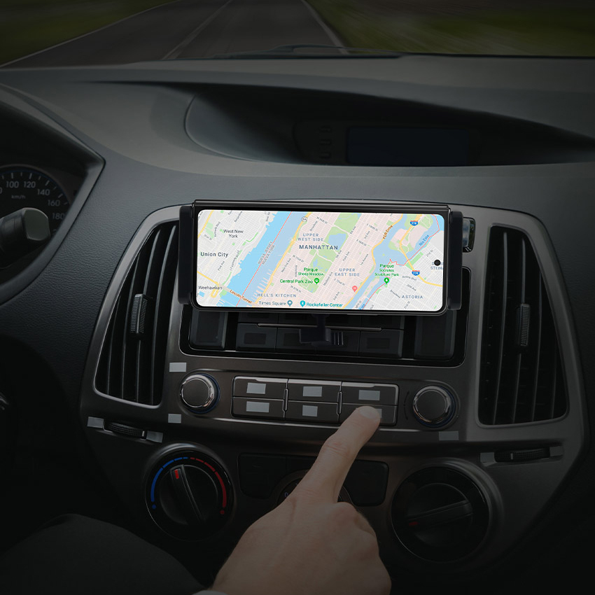 [CD슬롯 와이드 차량용거치대] 갤럭시Z폴드 전기종 / 소형 태블릿 / 스마트폰