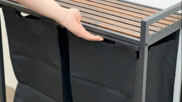 철제 빨래 바구니 세탁 햄퍼 빨래통 수거함 런드리백 세탁물 바스켓  상세 이미지 8