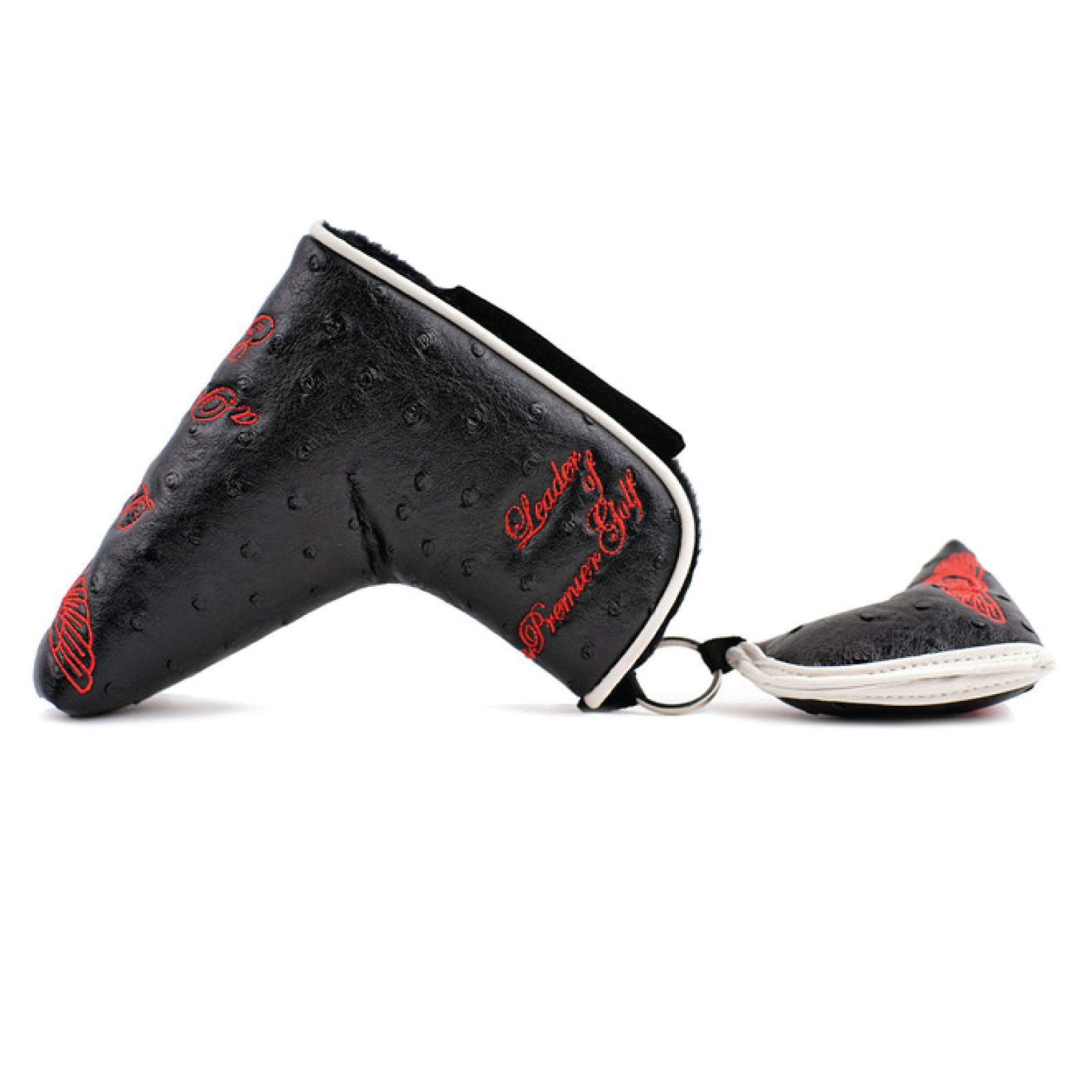 Golf Blade Putter Club Headcover Cover PU leather Men Women golf black