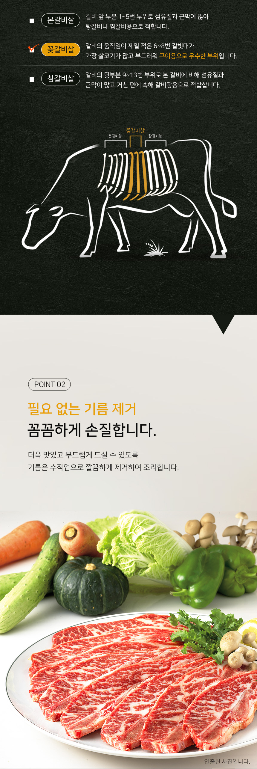 옥주부 LA갈비 600g (2팩/4팩 택1)