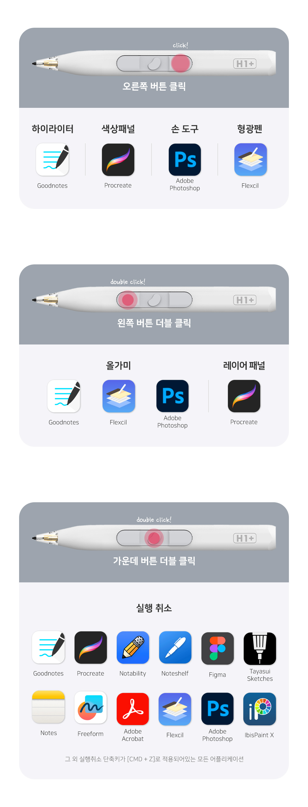 레드빈 더베러 펜슬 H1-P for iPad