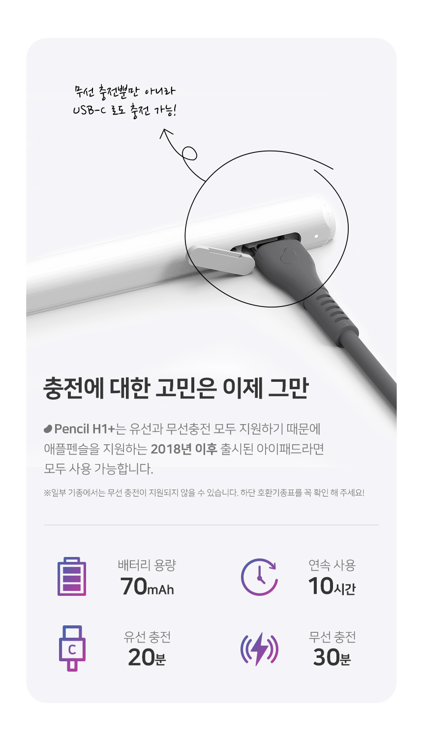 레드빈 더베러 펜슬 H1-P for iPad