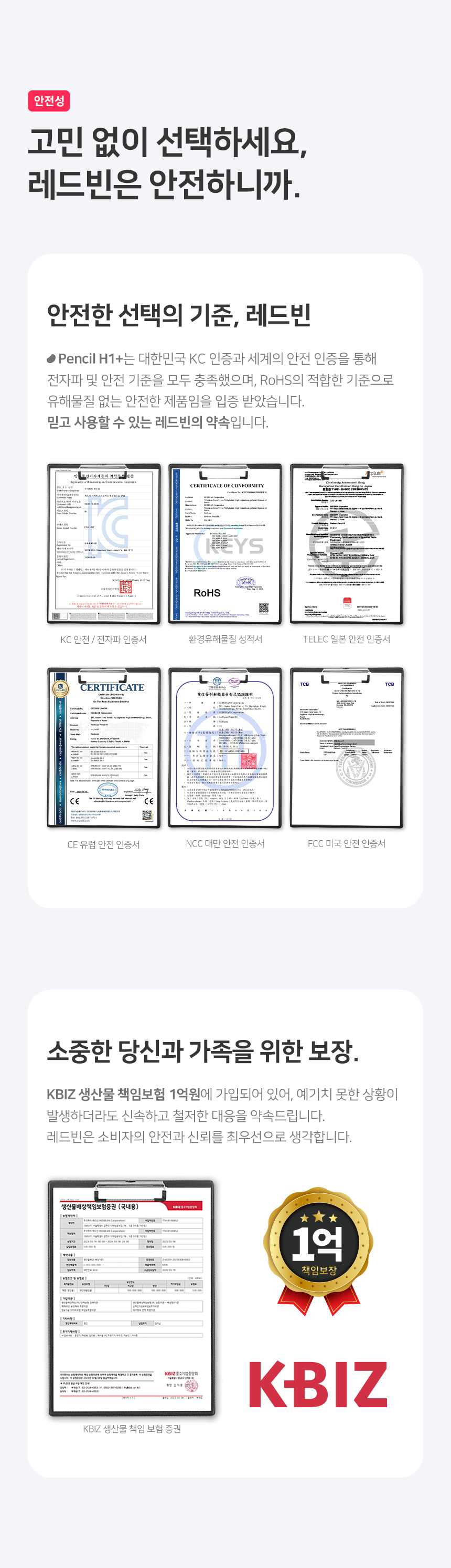 레드빈 더베러 펜슬 H1-P for iPad