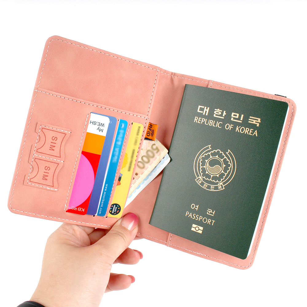 여권케이스작은 투명여권케이스 해외여행참고용품 패스포트케이스 여권보호케이스 투명여권커버 투명여권지갑 살구색가죽제품 케이스 가죽 해외여행 살구색 트레블월렛 여권 파스텔 여권케이스