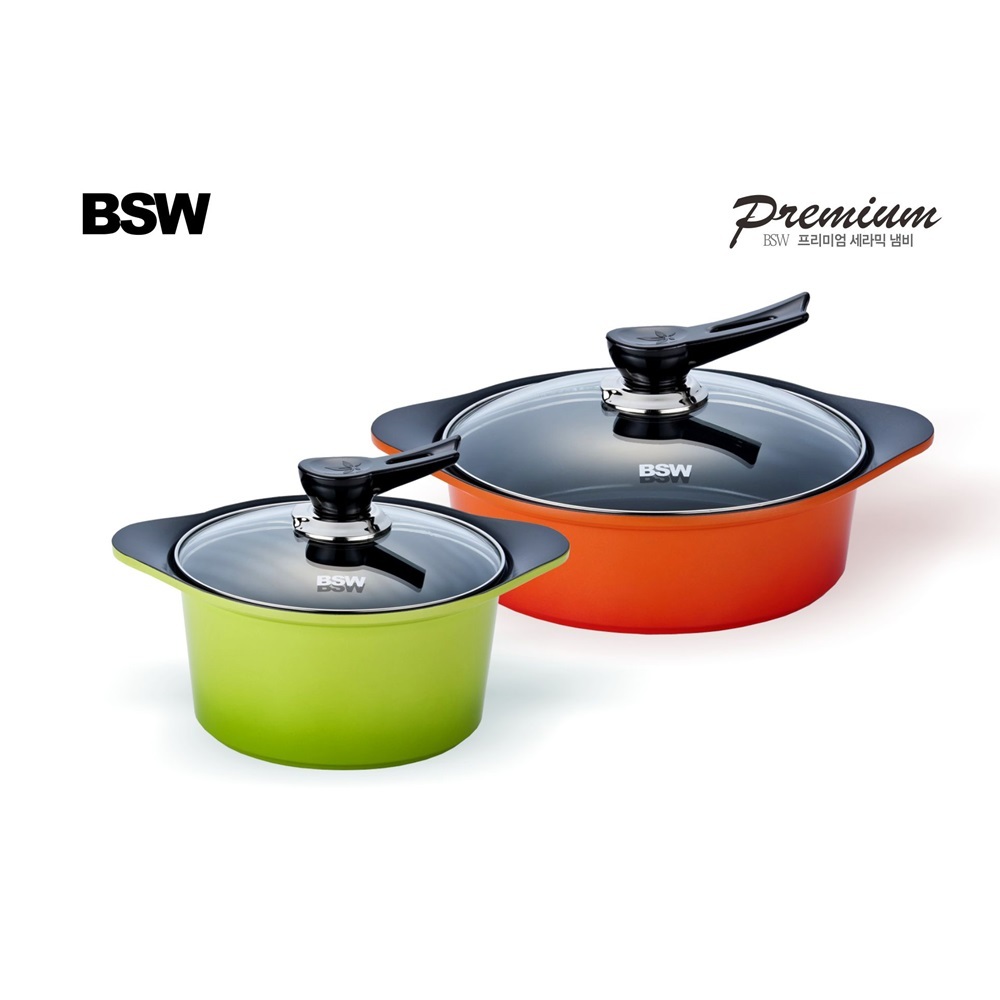 [BSW] 프리미엄 세라믹냄비 2종세트-B형