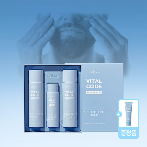 [셀트리온스킨큐어] 셀린온 바이탈 코드 옴므 스킨케어 2종세트