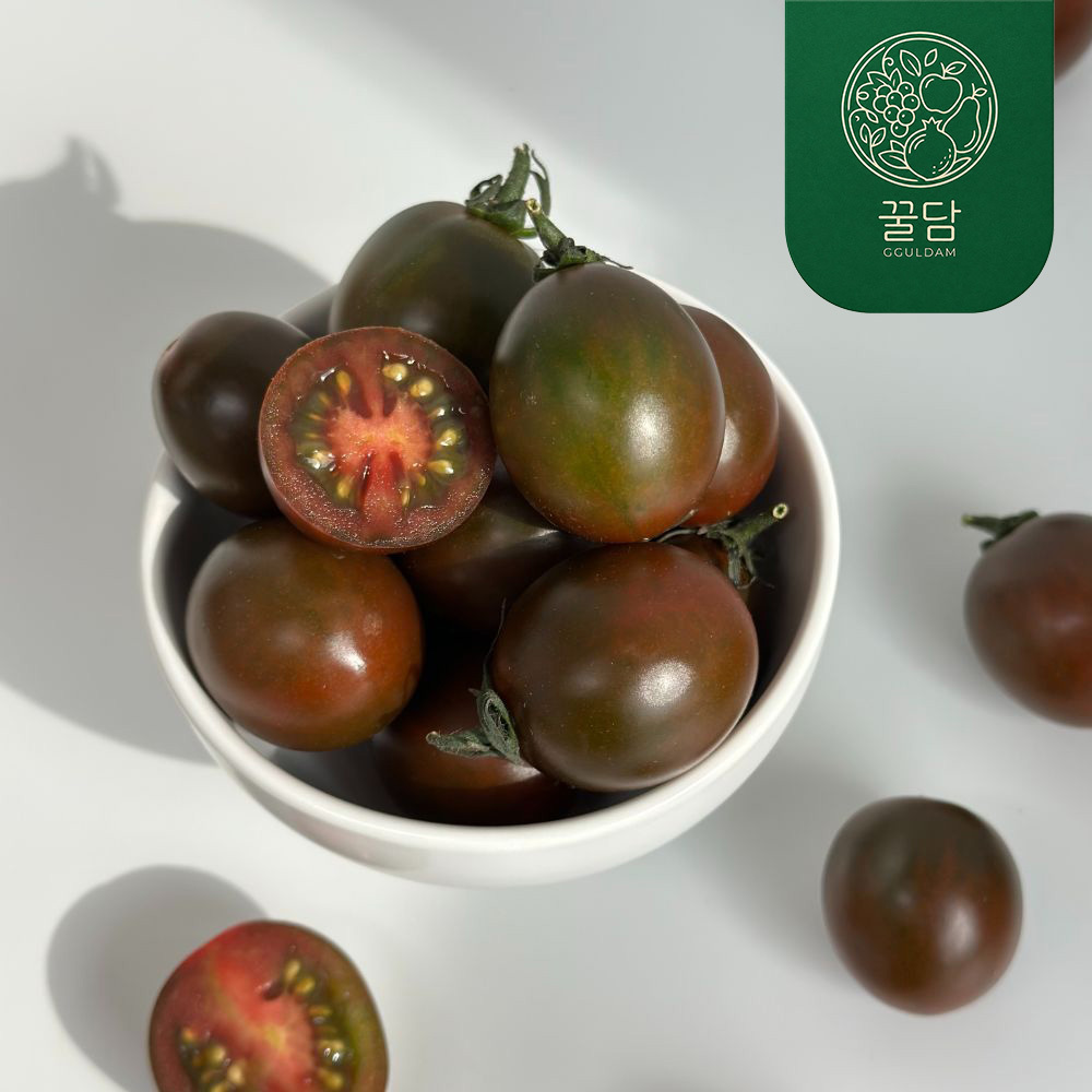 [꿀담] 흑대추방울토마토(1-3번과) 500g/1kg/1.5kg/2kg/3kg