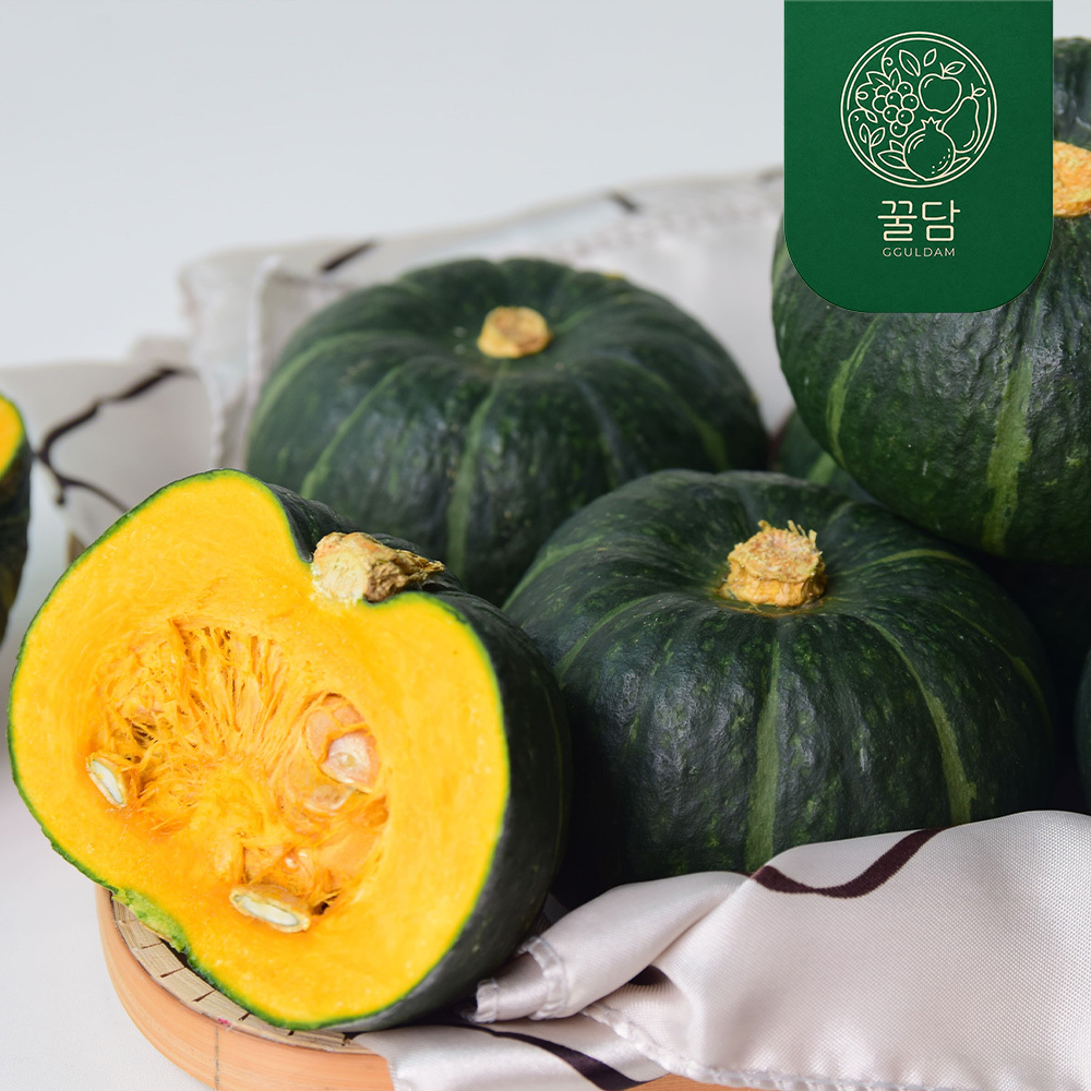 [꿀담] 제주 미니 밤호박 1kg/2kg/3kg/5kg/10kg 박스무게 포함