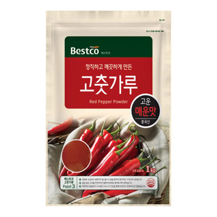 베스트코 고춧가루 매운맛고운 1kg