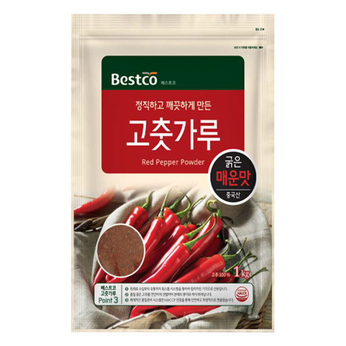 베스트코 고춧가루 매운맛굵은 1kg
