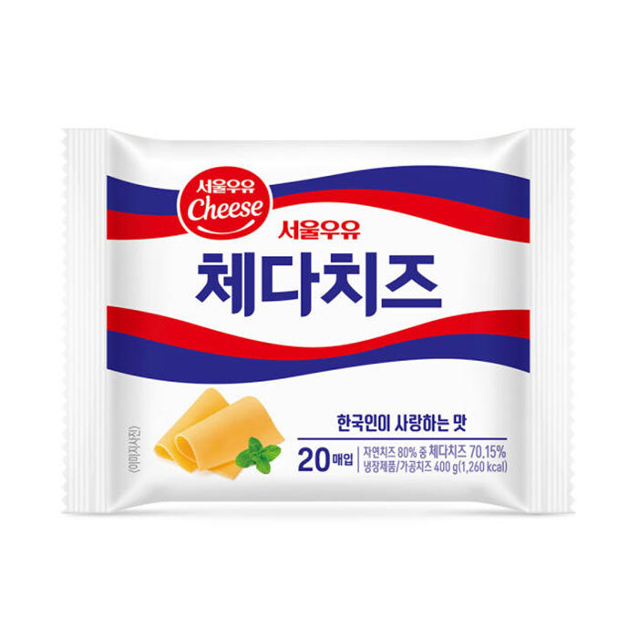 서울우유 체다슬라이스치즈 400g