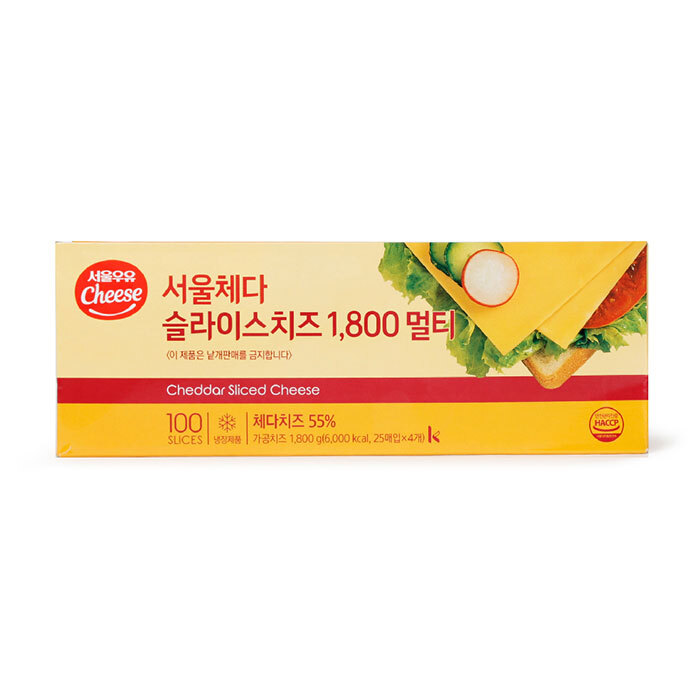 서울우유 멀티1 슬라이스치즈 1.8kg