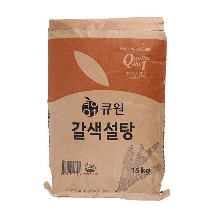큐원 갈색설탕 15kg