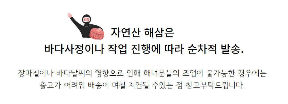 통영 제철 자연산 해삼 고노와다