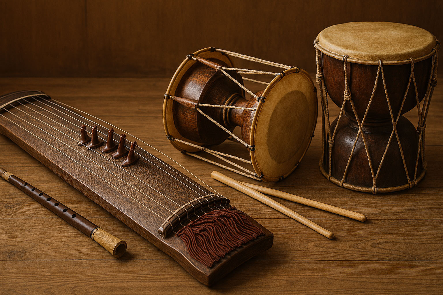 STORYMAP 한국의 전통 악기 홈페이지