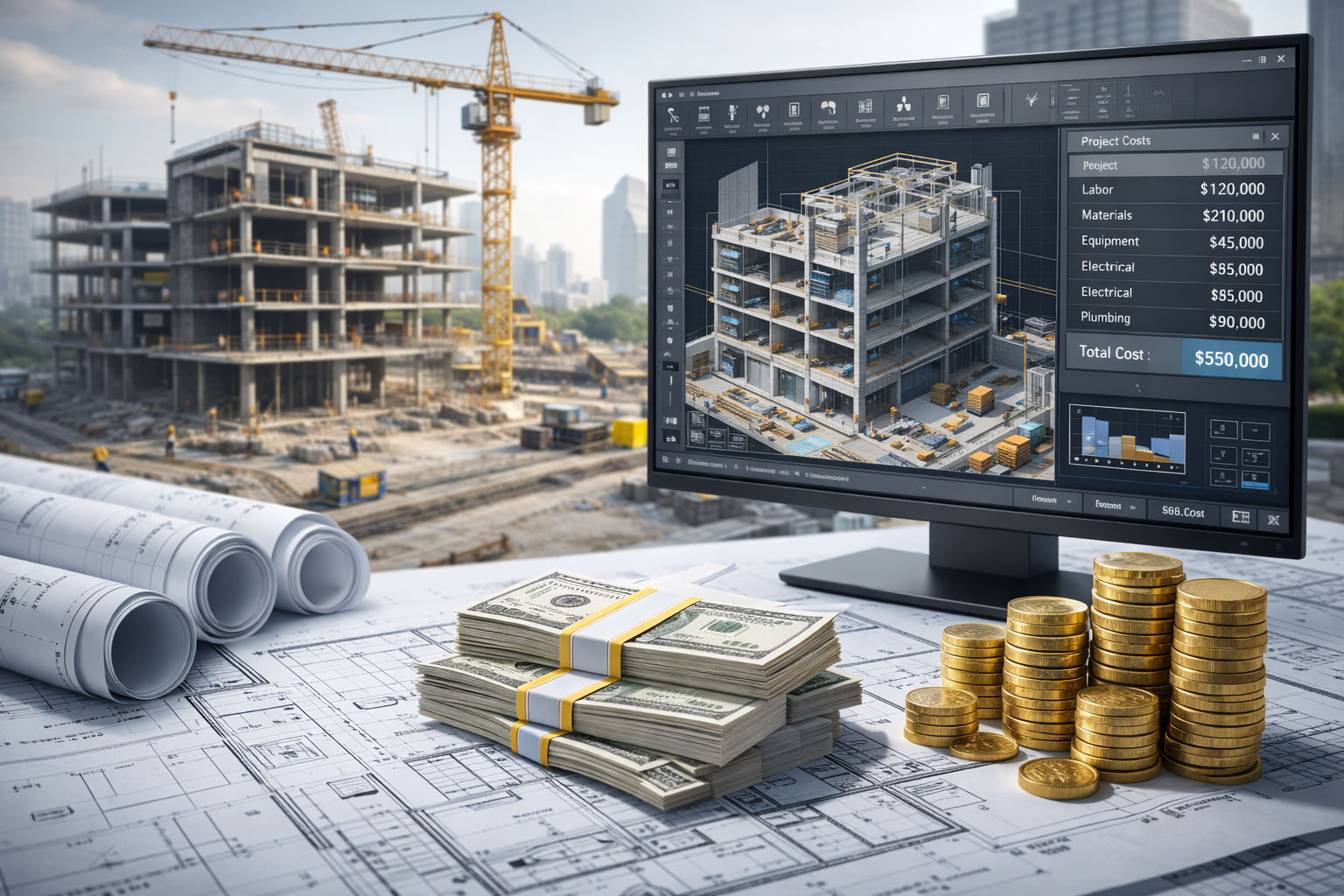 STORYMAP 전기 공사 단가 계산