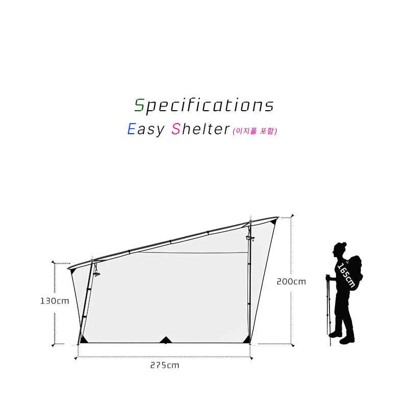 backcountry easyshelter オリーブグリーン - キャンプテント