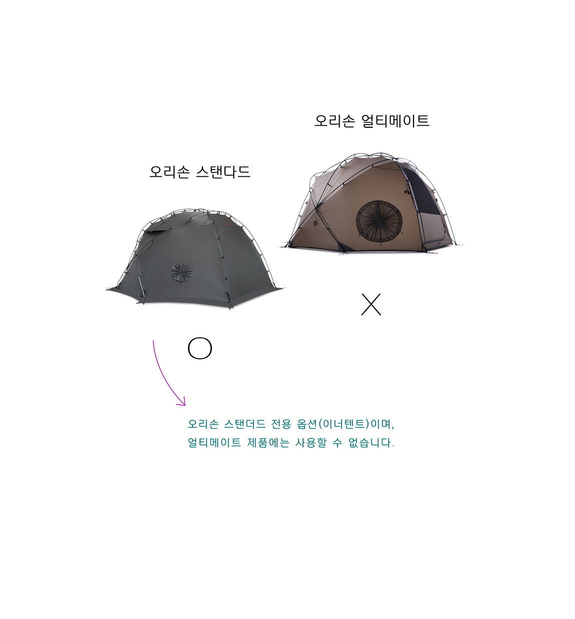 BACKCOUNTRYオリソン専用インナーテント 【公式通販】