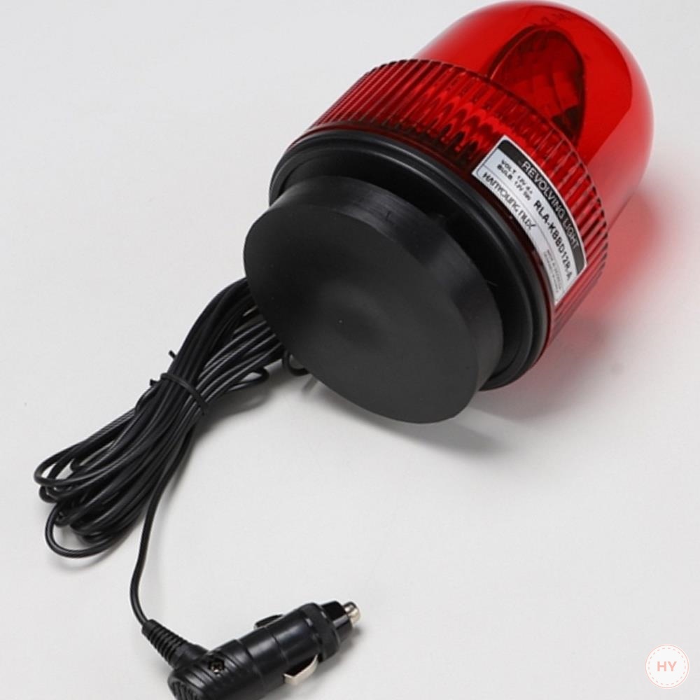 LED 회전 경광등 12V 차량용 RLA-KBB-01A R KBBD-12R-A IP54 방수 한영넉스