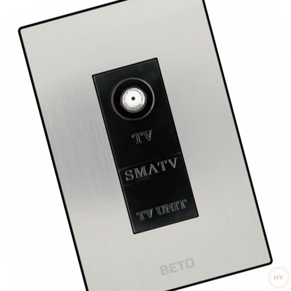 베토 실버 전기 조명 CATV 유니트 2방