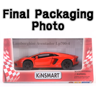 1 38 Lamborghini Aventador LP700 4 Color Red Diecast Kinsmart