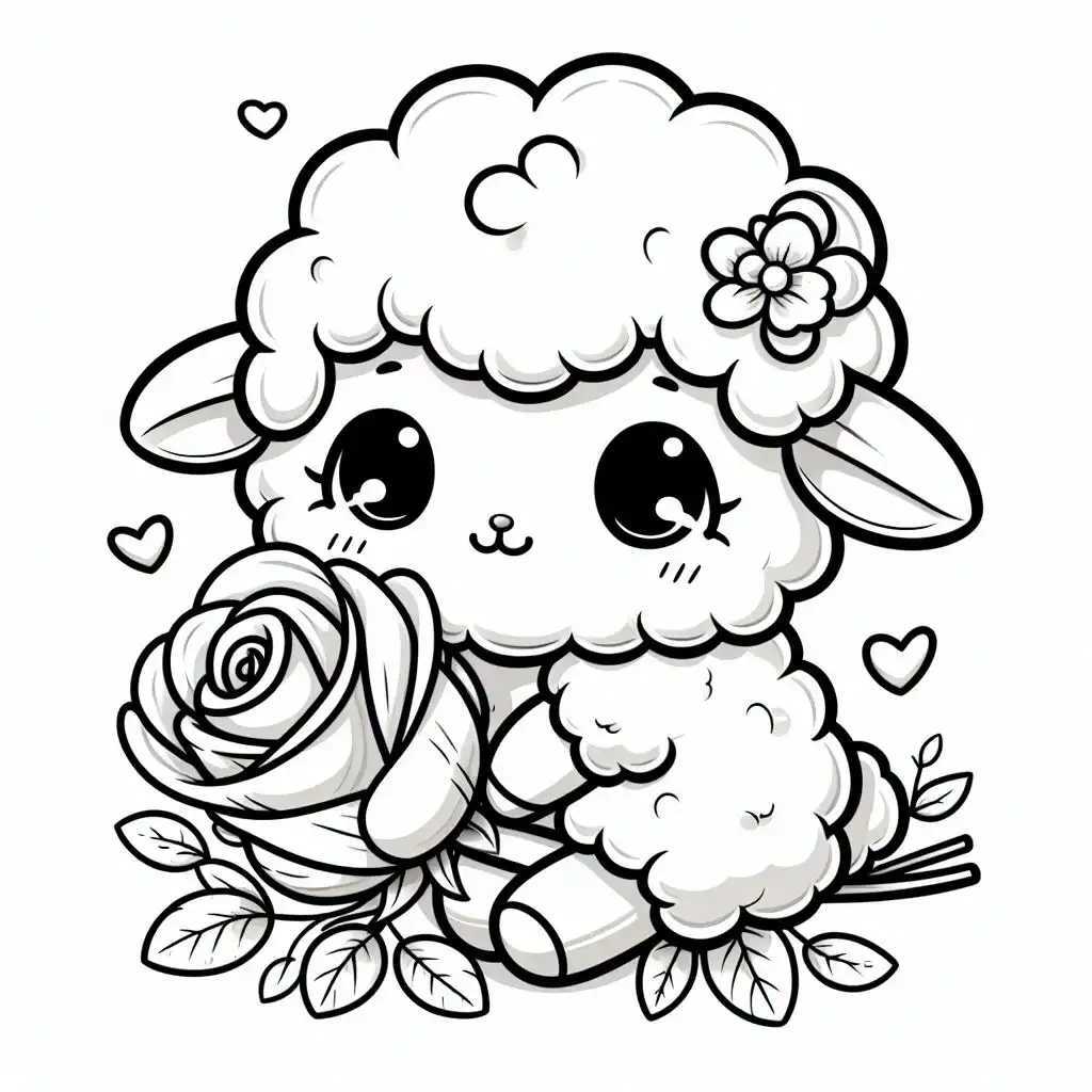 양 색칠공부 도안 이미지 10 양 색칠공부 도안 이미지 10