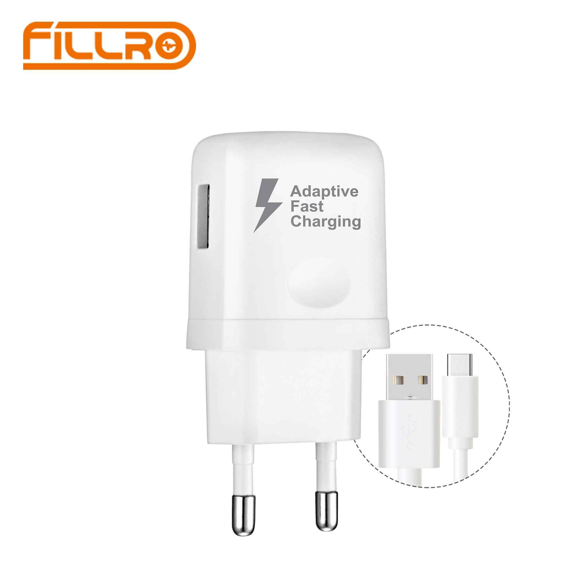 Fillro QC3.0 18W 고속 충전기(C케이블 포함) / 색상 택1 이미지