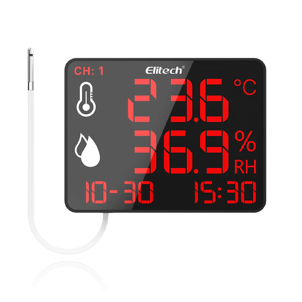 Elitech DR-230K 대형 LED 온습도 데이터로거