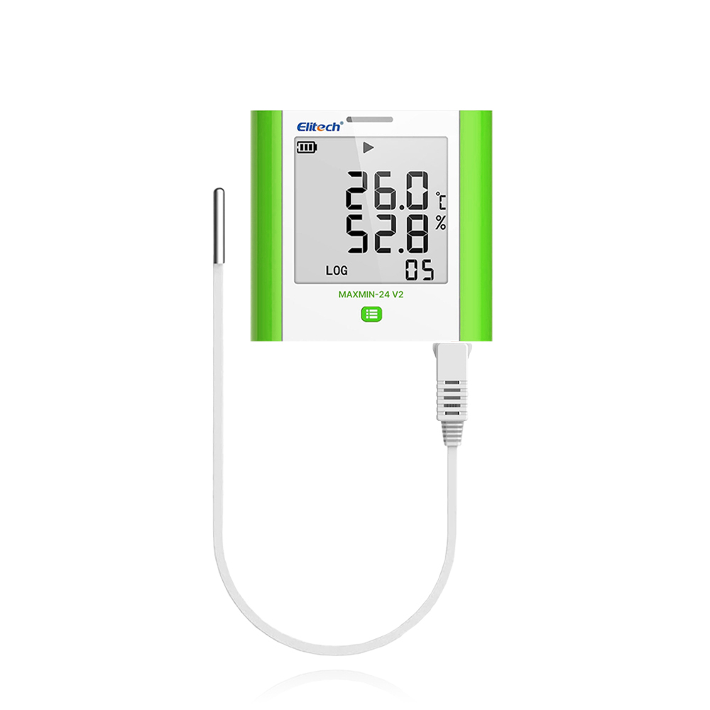 Elitech MAXMIN-24 V2 외장 롱센서 온습도 데이터로거