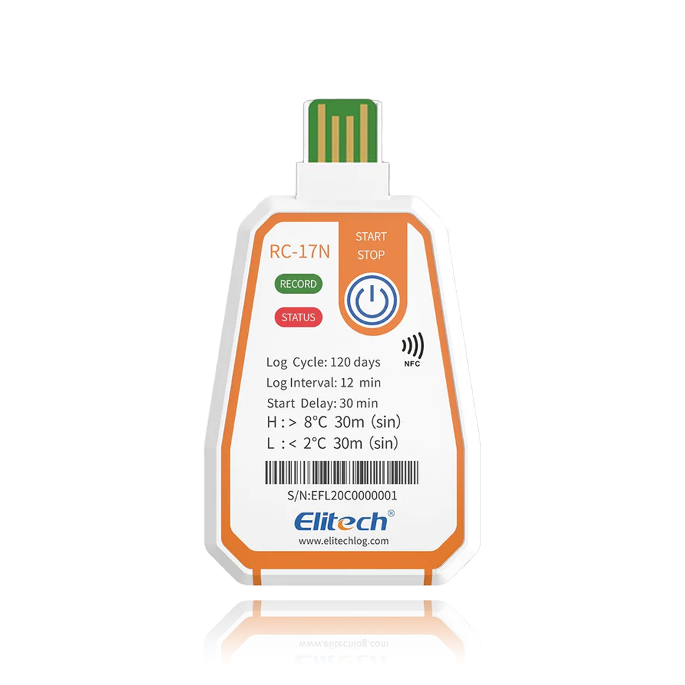Elitech RC-17N 일회용 NFC 데이터로거